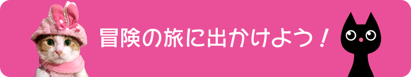 冒険の旅に出かけよう！